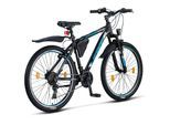 Licorne Bike Effect Premium Mountainbike in 26, 27,5 und 29 Zoll - Fahrrad für Jungen, Mädchen, Herren und Damen - Shimano 21 Gang-Schaltung - Herrenrad Zoll:29.00;Farbe:Schwarz/Anthrazit (2xDisc-Bremse)