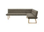 Koinor Eckbank , Olivgrün , Holz, Textil , Wildeiche , massiv , nicht einzeln stellbar, L-Form , 237x162 cm , Goldenes M, Dgm , Fußauswahl, Lederauswahl, Stoffauswahl, Typenauswahl, in verschiedenen Holzarten erhältlich, in den Filialen seitenverkehrt erhältlich, in verschiedenen Größen erhältlich , Esszimmer, Bänke, Eckbänke