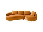home24 Bigsofa , Rostfarben , Textil , 322x66x154 cm , Reach, Oeko-Tex® Standard 100, FSC Mix , seitenverkehrt erhältlich , Wohnzimmer, Sofas & Couches, Sofas, Textilsofas