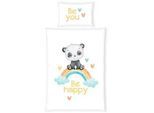 Xxxl Babybettwäsche , Multicolor , Textil , Panda , 100x135 cm , Oeko-Tex® Made IN Green , hautfreundlich, schadstoffgeprüft , Schlafen, Babybettausstattung, Babybettwäsche