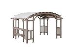 Xxxl Pavillon , Holz , Zeder , 427x250x305 cm , wetterfest , Sonnenschutz, Pavillons