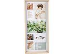 Monee Multirahmen , Naturfarben , Metall, Glas, Papier, Holzwerkstoff , rechteckig , 36.8x81x4 cm , Passepartout , Bilder & Rahmen, Bilderrahmen, Metallrahmen
