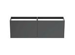 Ideal Standard Conca Waschtisch-Unterschrank T3996Y2 ohne Waschtischplatte, 2 Auszüge, 160 x 37 x 54 cm, Anthrazit matt lackiert