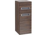 Villeroy und Boch Subway 2.0 Seitenschrank A7120RVH 35,6x85,7cm, links, Griff silbermatt, silbergrau, arizona oak