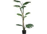 Kunstpflanze Splitphilodendron in Grün ca. 175cm