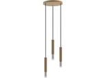 Xxxl Hängeleuchte , Naturfarben, Schwarz , Holz , Eiche , 150 cm , Lampen & Leuchten, Innenbeleuchtung, Hängeleuchten, Pendelleuchten