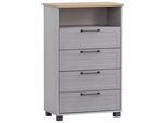 Highboard Jelda ca. 62,4x102x34,1cm Platinfarben