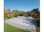 Pool-Abdeckplane KWAD "FLEX für Rechteckpools in der Größe 6,0 x 3,0 m", beige (sand), B:350cm L:650cm, Polyvinylchlorid (PVC), Planen, in verschiedenen Farben