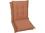 Sitzauflage GO-DE, braun, B:50cm H:7cm T:108cm, Polyester, Polyurethan, Polsterauflagen, Maße ca.: 50 cm x 108 cm x 7 cm