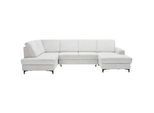 Stylife Wohnlandschaft , Creme , Textil , Ottomane links, U-Form , 317x185 cm , Made in Eu , Rücken echt , Wohnzimmer, Sofas & Couches, Wohnlandschaften, Wohnlandschaften in U-Form