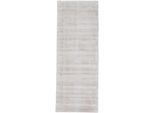 Teppich CARPETFINE "Ava Viskoseteppich", beige (creme), B:60cm H:13mm L:180cm, Viskose, Teppiche, Teppich, Seidenoptik, leichter Glanz, auch als Läufer erhältlich