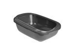 AniOne Katzentoilette Mega Tray dunkelgrau