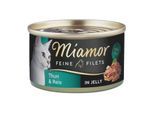 Miamor Feine Filets in Jelly Heller Thunfisch und Reis 96x100 g