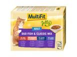MultiFit Adult Jelly Duo Fish & Classic Mix Multipack 12x100 g