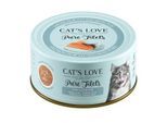 CAT'S LOVE Nassfutter Katze Adult Pure Filets Lachs 6x100 g