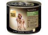 SELECT GOLD Nassfutter Hund Sensitive Adult Ente mit Kartoffel 24x200 g