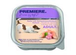 PREMIERE Finest Meat Nassfutter Hund Adult, Huhn mit Schinken 40x150 g