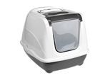 AniOne Katzentoilette Flip Cat M dunkelgrau