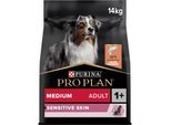 PRO PLAN Adult Medium Sensitive Skin 2x14 kg
