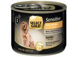 SELECT GOLD Nassfutter Hund Sensitive Junior Huhn und Reis 24x200 g