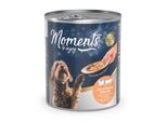 MOMENTS Nassfutter Hund Adult Rind 6x220 g