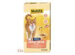 MultiFit Snack Cream 11x7 Stück Pute