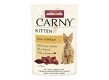 animonda Carny Nassfutter Katze Kitten Geflügel und Rind 24x85 g