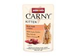animonda Carny Nassfutter Katze Kitten Rind, Kalb und Huhn 48x85 g