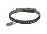 MORE Deluxe Halsband Strass anthrazit XS