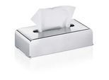 Kela Papierspender , Silberfarben , Metall , 27x7x12.5 cm , Badaccessoires, Kosmetiktuchspender
