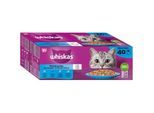 Whiskas Mega Pack 7+ Fisch Auswahl in Gelee 40 x 85g