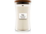 Woodwick Island Coconut geurkaars met een houten lont 609.5 gr