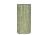 IB Laursen Rustikale Kerze Stumpenkerze, Höhe 14, Ø 6.8 cm, green tea
