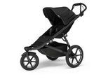 Thule Jogger , Schwarz , Textil , 35x63x91 cm , Feststellbremse, Fußstütze abklappbar, Federung, 5-Punkte-Gurt, Handbremse, Einhand-Faltmechanismus , Baby on Tour, Kinderwagen, Sportkinderwagen & Babyjogger