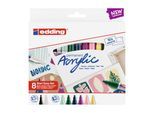 edding Marker »Starter Set 8-teilig«, (8 tlg.), Strichstärke 3mm