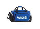 multifanshop Sporttasche - München blau - Textmarker - Druck weiß - Tasche