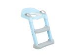 Kikkaboo Toilettenaufsatz Lea, Leiter, Toilettensitz, Griffe, Stufen verstellbar hellblau