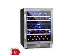 Vinovilla 43 Built-In Duo Weinkühlschrank 2 Zonen 129l 43 Fl Glastür 43 Liter 2 Kühlzonen