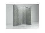 Fa-Bausysteme Walk-In Glasdusche Klarglas Halterung: Chrome 1000 mm