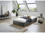 Polsterbett "Osaka", grau (anthrazit), B:105cm L:205cm, Bezug:Kunstleder, 100% Polyurethan, Polsterung: Polsterwatte 100% Polyester, Gestell: Holzwerkstoff, WESTFALIA SCHLAFKOMFORT, Betten, Polsterbett, auch ohne Matratze erhältlich oder in H2,H3 und H4 erhältich