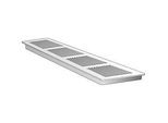 Helios Lüftungsgitter LG 400/1000 60307 400 x 60 mm, Aluminium
