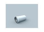 Bertrams Polyline LAS Rohr 41RL500-60 500 mm, DN 60/100, innen, weiß