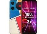 NUBIA Smartphone "nubia Music", bunt (pop art), 128 GB, Mobiltelefone