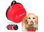 Petsation Faltbarer Reisenapf Rot 2x350 cm³