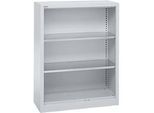 Schäfer Shop Select Regalschrank MS, 3 OH, B 950 x T 400 x H 1215 mm, Stahlblech, Weissaluminium