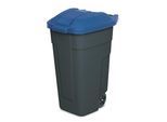 BRB Mülltonne 100 Liter VE: 2 Stück, anthrazit/blau