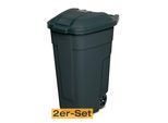 BRB Mülltonne 100 Liter VE: 2 Stück, anthrazit/anthrazit