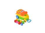 Moni 35368 Sortierer, Sortierspiel 2 in 1, Steckspielwagen und Spielzeugauto