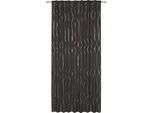Verdunkelungsvorhang Glamour Schwarz ca. 140x245cm
