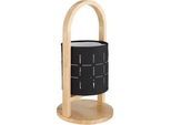 Tischleuchte Ninja in Schwarz/Natur max. 40 Watt